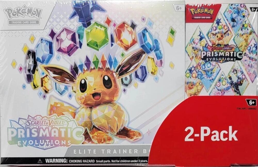 Prismatic Evolutions - 2-Pack (Elite Trainer Box & Booster Bundle)
